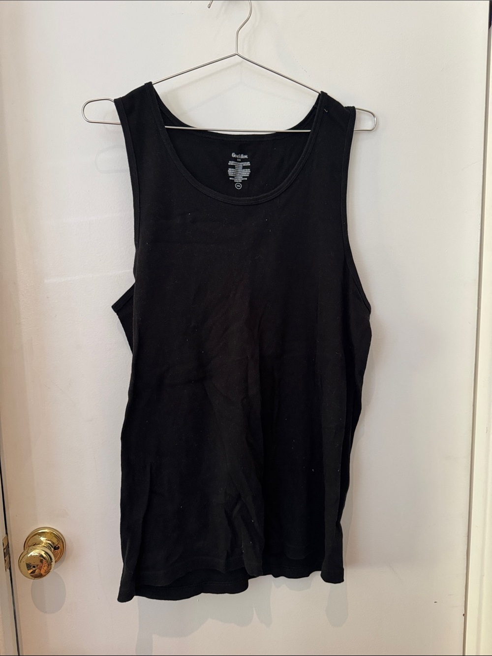 Goodfellow & Co Black Ribbed Tank Top